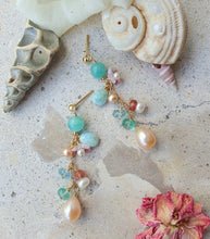 Load image into Gallery viewer, Dream Drop Cluster Earrings in Sorbet