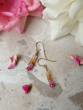 Load image into Gallery viewer, Mini Pink & Orange Sapphire Stems