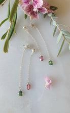 Load image into Gallery viewer, Silver Swings Tourmaline Earrings

