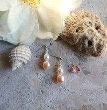 Load image into Gallery viewer, Pearl Droplets in Silver
