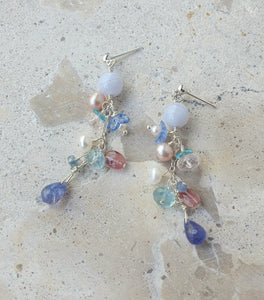 Dream Drops Cluster Earrings in Spring