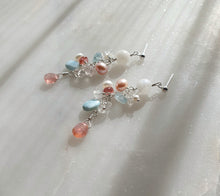 Load image into Gallery viewer, Dream Drops Cluster Earrings in Seashell

