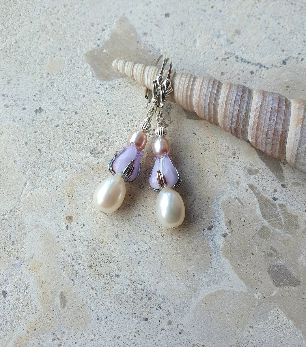 Flower & Pearl Drops