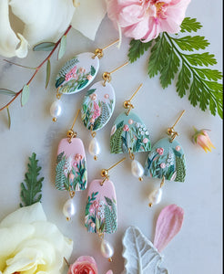Conditional Custom Painted Polymer Clay Earrings (Intermediate)
